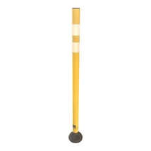 Gorilla Post Magnetic Yellow Impact Recovery Delineator Bollard Sign Post 48" B image 4