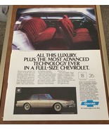1980 Chevrolet Caprice Classic Sedan Vintage Original Print Ad - $8.15
