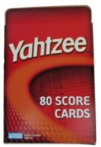 Yahtzee Score Pads 80 Score Cards USA made  New Sealed Parker Brothers v... - £7.16 GBP