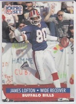 M) 1991 NFL Pro Set Football Trading Card - James Lofton #444 - £1.51 GBP