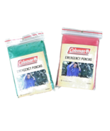 Coleman Set of 2 Emergency Ponchos NWT Camping Sports - $7.92