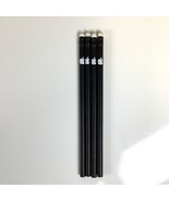 Vtg Apple Macintosh Logo Black Lead Pencils w/Erasers NEW Unused * Lot of 4 - $230.92 MXN