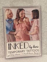 Inked By Dani Temporary Tattoos Girl's Baby Shower *NEW* mmm1 - $8.99
