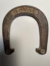 SILVER HORSESHOE ST. PIERRE WORCESTER MA. HEAVY VINTAGE COLLECTOR HORSESHOE - $13.95