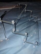 Acrylic Display Risers Clear Shelf 3-Tier Cupcake Display Stand 12L x 3W... - $17.82