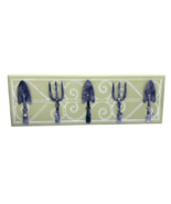 Garden Coat Hook Rack Wall Mount Decor Tool Hanging Potting Shed Vintage... - €33,38 EUR