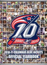 2010-11 NHL Columbus Blue Jackets Yearbook Ice Hockey 10th Anniversary - £27.22 GBP