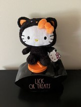 Hello Kitty Plush Decor Black Cat Sanrio 9in Halloween 2023 - £21.18 GBP
