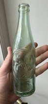 Vintage Dr. Pepper 10 2 4 Debossed Soda Bottle Charleston SC Laurens Gla... - $39.59