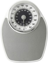 The Instatrack Large Dial Metal Analog Bathroom Scale With Silver Mat Of... - $59.96