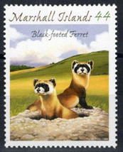 ZAYIX Marshall Islands 955e MNH Black Footed Ferret Endangered Animal 101623S08M - £1.18 GBP