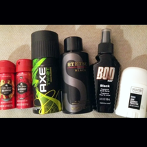 New Limited Edition Body Spray Lot Men's Fragrance Sprays Never Used Axe Stetson - $39.99