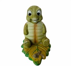 Turtle Figurine Homco anthropomorphic Tortoise Home Interior gift caterpillar - £23.64 GBP