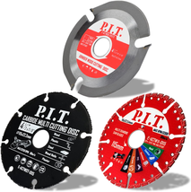 3Pack 4 1/2 Inch Cut off Wheel for Wood/Metal/Marble/Plastic-7/8 Inch Arbor Angl - £21.86 GBP