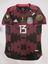 Guillermo Ochoa Mexico Gold Cup Champions Match Black Home Soccer Jersey 2020-21 - £79.93 GBP