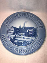 125th Anniversary B&amp;G Commemorative 9 Inch Plate 1978 Mint - $24.99