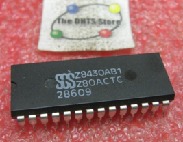 Z8430AB1 SGS Z80A CTC Clock IC 28 Pin DIP Plastic 8430 - Used Qty 1 - $6.64
