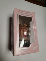 1997 Holiday Barbie 4&quot; Decoupage Ornament with wooden stand NIB - £11.80 GBP