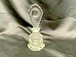 Smith Glass Beaded Cameo Perfume Bottle and Stopper - $65.00