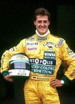 F1 Michael Schumacher Embroidery Patches 1992 model go kart/karting race suit - £79.95 GBP
