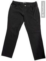Nike Golf Pants Dri-Fit Black Stretch Jean Denim Women&#39;s Size 16  EUC - $19.79