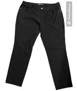 Nike Golf Pants Dri-Fit Black Stretch Jean Denim Women&#39;s Size 16  EUC - $19.79