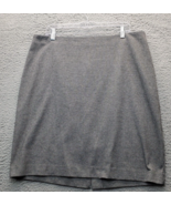 Talbots Straight &amp; Pencil Skirt Womens Multi Houndstooth Pleated Vented ... - $450.59 MXN