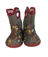 Baby Bogs Plane Print rain boots toddler size 7 - $27.06 CAD
