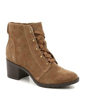 New Anne Klein Brown Suede Leather Boots Booties Size 8.5 M $120 - £63.63 GBP