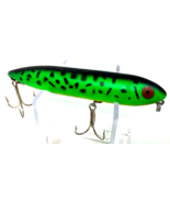 Fishing Lures Vintage Original Heddon Zara Spook Green Frog 4&quot; Unused - $30.00