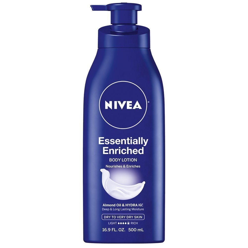 Primary image for NIVEA Essentially Enriched Body Lotion 16.9 oz (Pack of 4) - Packaging May Vary