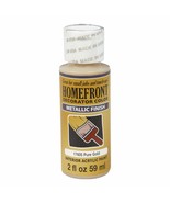 Plaid Enterprises, Inc. Homefront Metallic Pure Gold Hobby Paint 2 oz. - $28.61 CAD