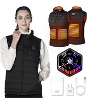 Core Edge Heated Vest for Men &amp; Some, Electric Vest, Size XL - $98.01
