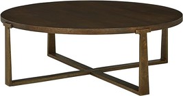 Signature Design by Ashley Balintmore Modern Round Cocktail Table, Dark ... - £1,017.23 GBP
