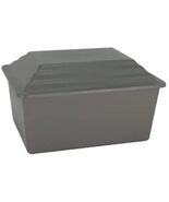 Large/Adult Gray Polymer Urn Vault for Ground Burial for Funeral Cremati... - $104.95