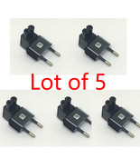 5X 2 Pin Right Angle AC power Plug adapter to Female Connector IEC 320 C... - £8.67 GBP