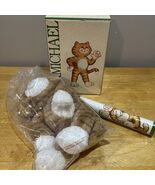 1984 Avon Orange Tabby Cat Plush 15&quot; Carmichael Stuffed Animal W/ Calendar - $728.56 MXN