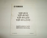 2006 Yamaha YZF R1V YZF R1VC YZFR1LEV YZFR1LEVC Supplémentaire Service M... - $19.95