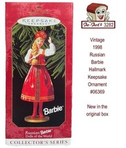 DOTW Russian Barbie Hallmark Keepsake Ornament 06369 NIB Vintage 1998 - $14.95