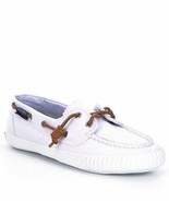 Sperry Top-Sider Sayel Away Washed White Canvas Women&#39;s Boat NEW Shoes S... - £36.71 GBP