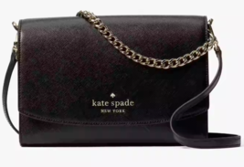 Kate Spade Carson Convertible Crossbody Bag Black Leather WKR00119 NWT $299 FS - £79.11 GBP