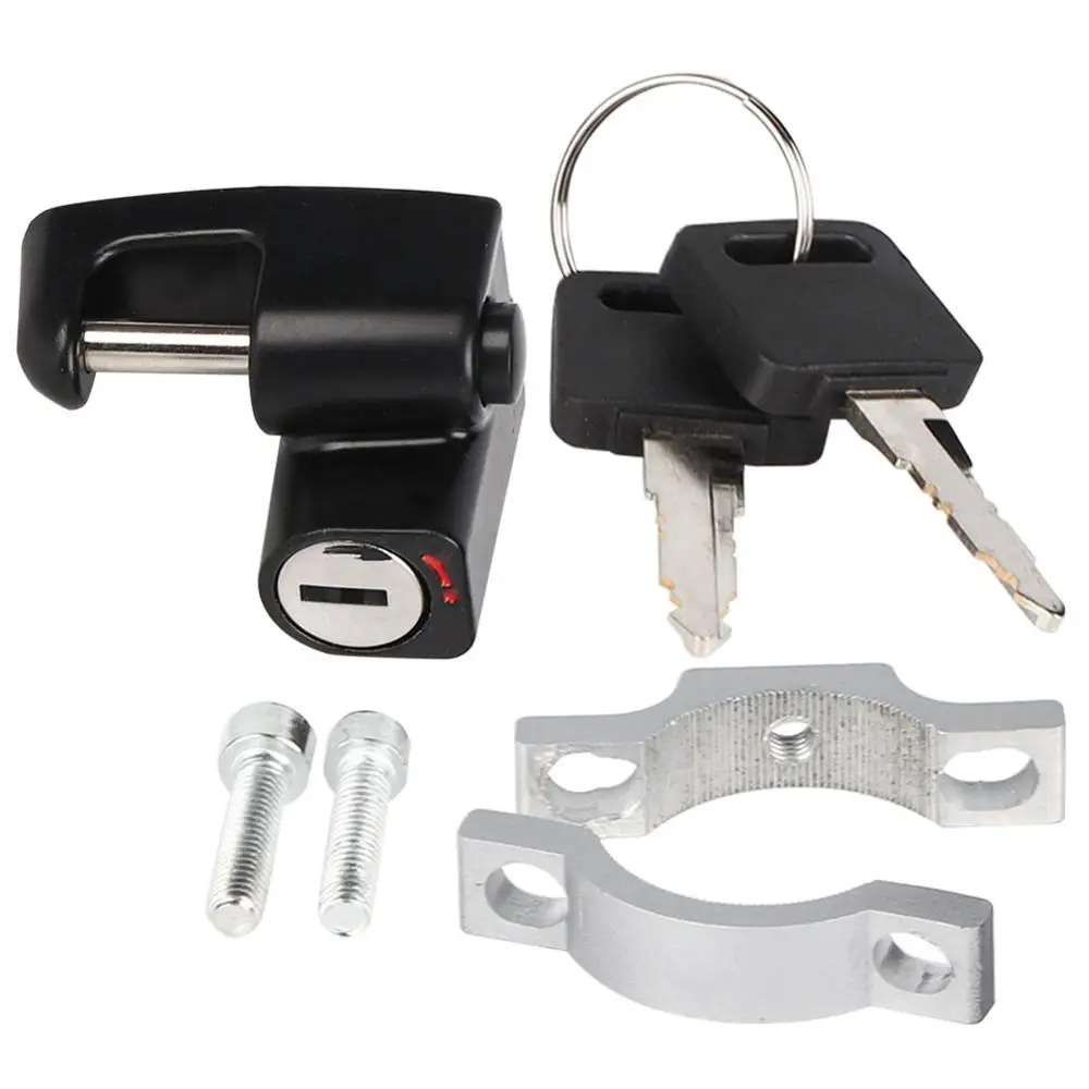 22mm/0.9in Motorcycle Handlebar Helmet Lock Anti-Theft Riding Accessory - Fits - £18.62 GBP
