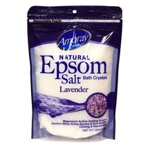 Amoray Epsom Salt Bag 16oz Lavender - £5.50 GBP