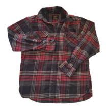 Jachs shirt Heritage Flannel Men&#39;s Med red plaid thick cotton lumberjack... - $13.30