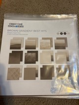 Creative Memories brown Gradient Best Hits Designer Paper Pack 12-sheets NIP - $11.75