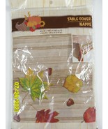 Table Cover Nappe Fall Autumn 54 x 108 40.5 Square Feet - £4.61 GBP
