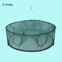 New Automatic Fishing Net Trap Cage Round Shape Opening for Crabs Crayfish Lobst - £55.73 GBP