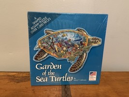 Garden of the Sea Turtles Shaped 1000 Pc Great American Puzzle Factory 3... - $16.34