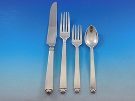 Oak Leaf by Old Newbury Crafters Sterling Silver Flatware Set 25 Pieces Dinner - $3,910.50