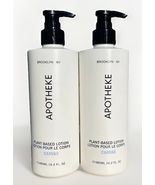 2 Bottles Apotheke CANVAS Plant Based BODY LOTION 16.2Oz New - $39.35